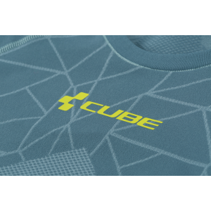 CUBE Funktionsunterhemd kurzarm Race Be Cool - grey´n´green XXL