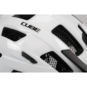 CUBE Helm STEEP glossy white