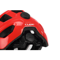 CUBE Helm STEEP glossy red L (57-62)