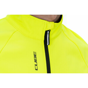 CUBE ATX Softshell Jacke Safety neon yellow