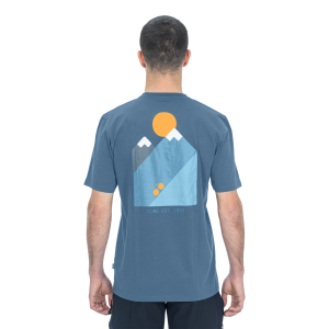 CUBE Organic T-Shirt Mountains blue