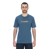 CUBE Organic T-Shirt Mountains blue