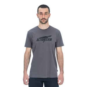 CUBE Organic T-Shirt Actionteam GTY FIT grey´n´black