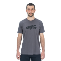 CUBE Organic T-Shirt Actionteam GTY FIT grey´n´black
