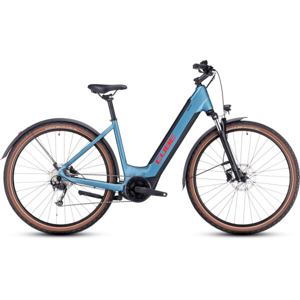 Cube Nuride Hybrid Performance 500 Allroad metalblue´n´red