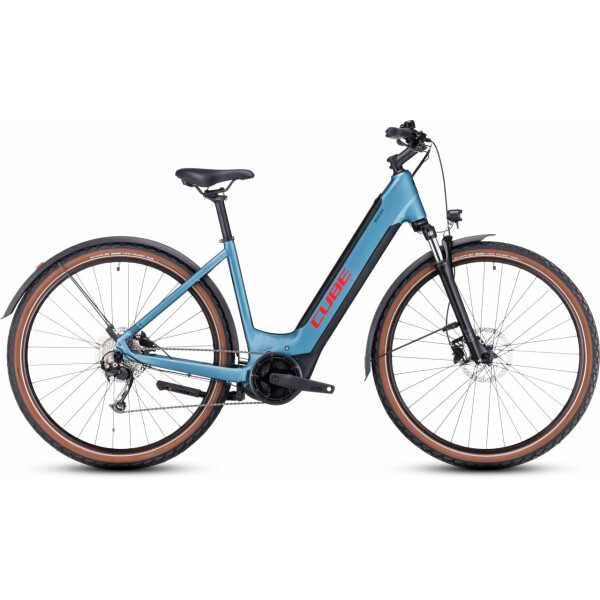 Cube Nuride Hybrid Performance 500 Allroad metalblue´n´red