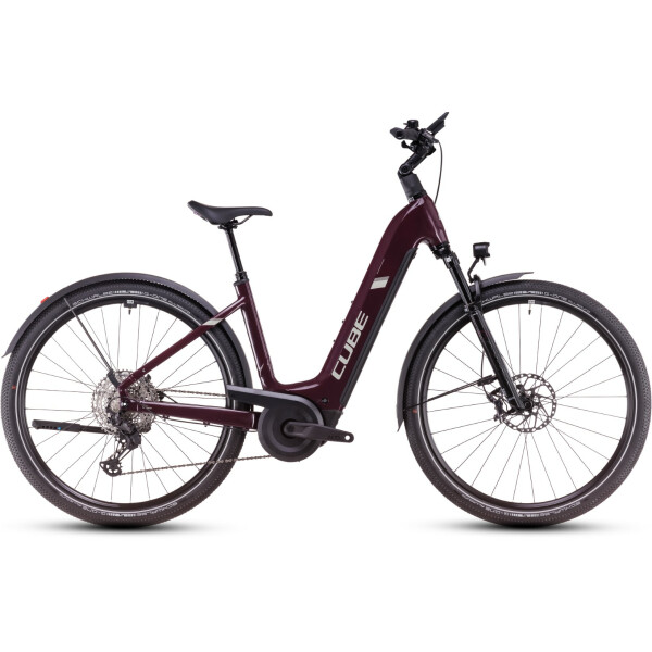 CUBE Nuride Hybrid SLX 800 Allroad amarone´n´lunar
