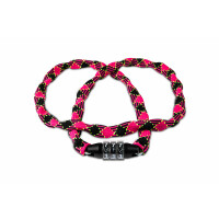 RFR Zahlenkettenschloss Style CMPT neon pink´n´black